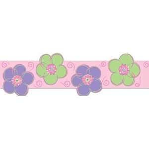   Wall Border   16ft Pink Peel and Stick Wall Stripe