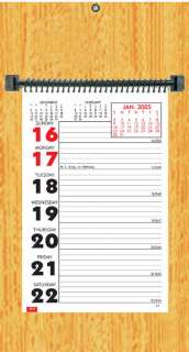 2012 Weekly Memo wall calendars almanac info   spiral  