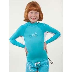 XCel Girls Longsleeve Neoprene Wetsuit Shirt Extra warmth for swim 