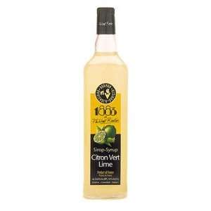 1883 Lime Syrup 1000mL Grocery & Gourmet Food