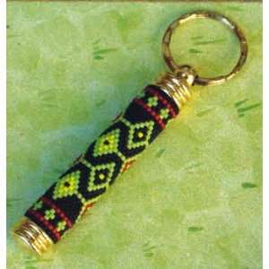  Beaded Black Coral Keychain Kit 