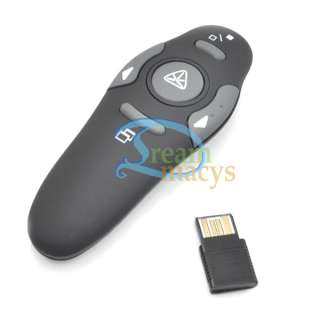 RF 2.4GHz Wireless USB PowerPoint Presenter Remote control Laser 