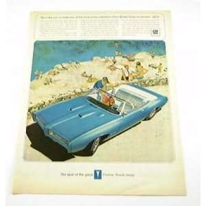  1969 69 Pontiac GTO CONVERTIBLE AD 