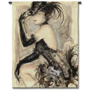  Lady Caberet 53 High Wall Tapestry