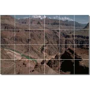 Canyons Photo Floor Tile Mural 28  32x48 using (24) 8x8 tiles