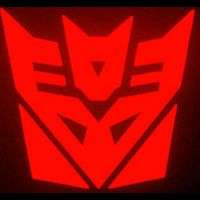 show off the decepticon symbol with these awesome reflective stickers