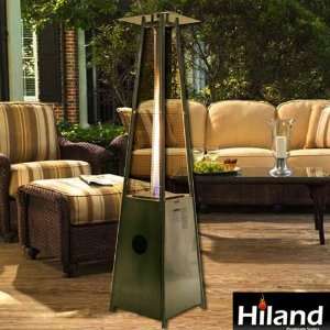  Glass Tower Propane Patio Heater in Stainless Steel Patio 