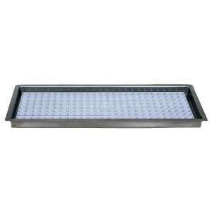  Flush Mount Drip Tray, Removable Grid, with Drain 