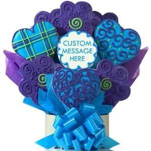 Flowers & Hearts Cookie Bouquet 